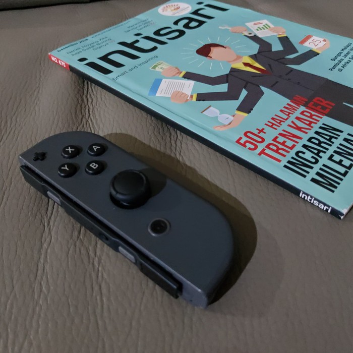 Joycon Joy Con GRAY Abu Grey Kanan Right R Nintendo Switch Original