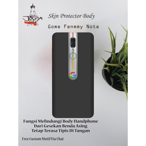 Dapat 2pcs Garskin HP Gome Fenmmy Note Motif G - Free custom Motif