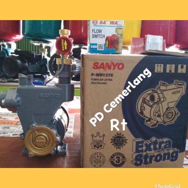 Pompa Air Booster Pendorong Otomatis Sanyo