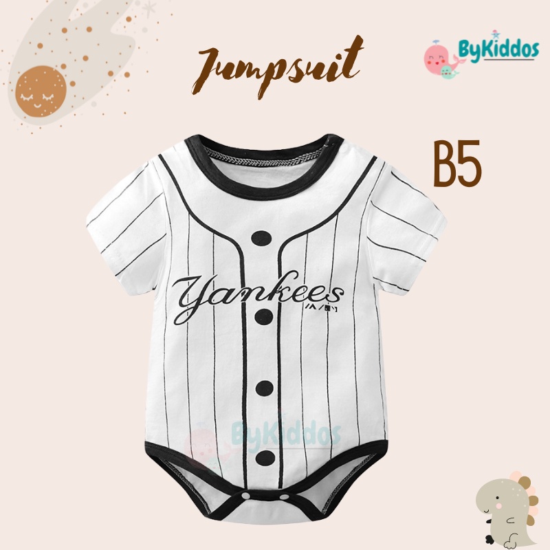 ByKiddos - Jumper Import Lengan pendek / Jumpsuit Import Lucu /  Baju Bayi Imut Lucu / Jumper Bayi Pendek Import Part 1