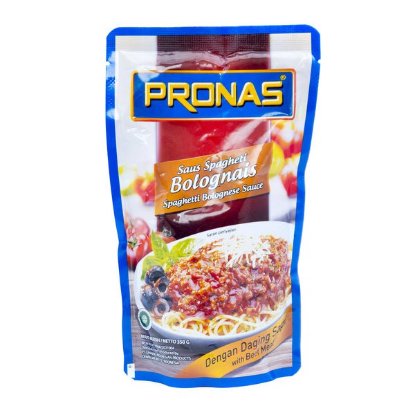 

PRONAS Spaghetti Bolognese Sauce - Saus Bolognese Spaghetti 350gr