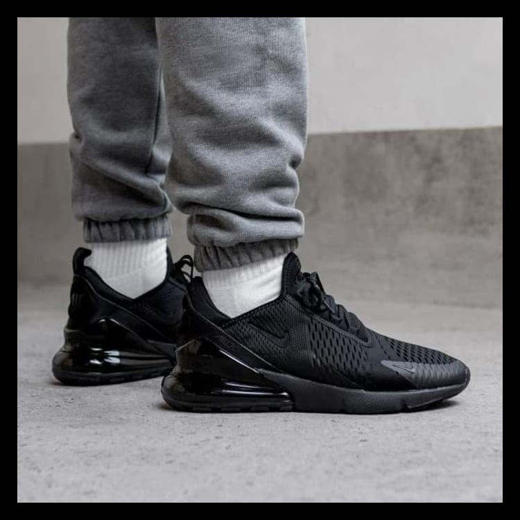 Nike Airmax 270 Triple Black - Hitam, 40