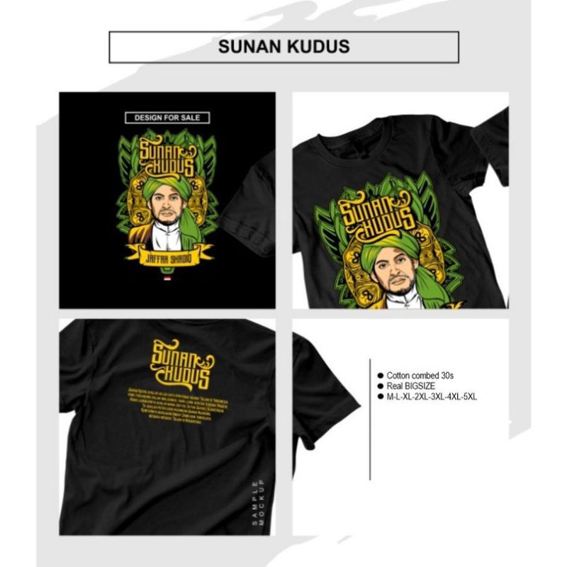 KAOS SUNAN KUDUS KAOS DAKWAH ISLAMI BIG SIZE ALL SIZE M L XL XXL XXXL XXXXL XXXXXL