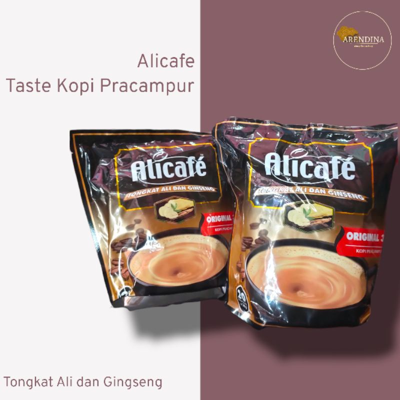 

Alicafe Original Kopi Pra Campur | Minuman Kopi Bubuk | Minuman Kopi Instan | Tongkat Ali Malaysia