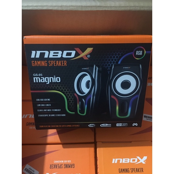 Speaker Gaming Inbox GS-05 Magnio / Speaker Gaming Magnio GS05 LED RGB