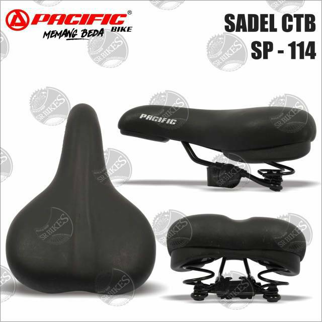 Sadel Jok Sepeda CTB Minion Lipat MTB ada Per. PACIFIC