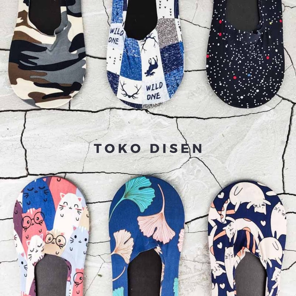 Kaos kaki hidden sock Figer anti stripping