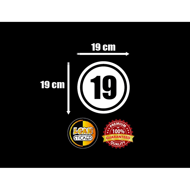 

STIKER ANGKA BOLONG DIAMETER 19 CM BAHAN REVLEKTIVE