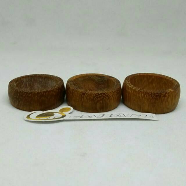 Cincin kayu bertuah galih kelor serat emas