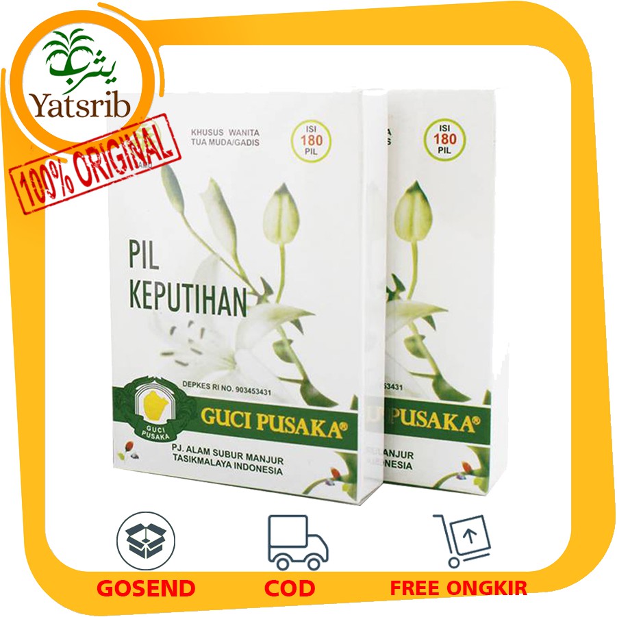 OBAT KEPUTIHAN PIL GUCI PUSAKA / Keputihan / Obat Keputihan Herbal / Crystal X Obat Keputihan Ampuh