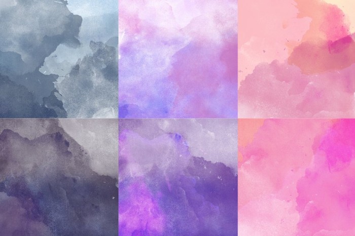 Watercolor Textures Vol 4 - Vector Designs