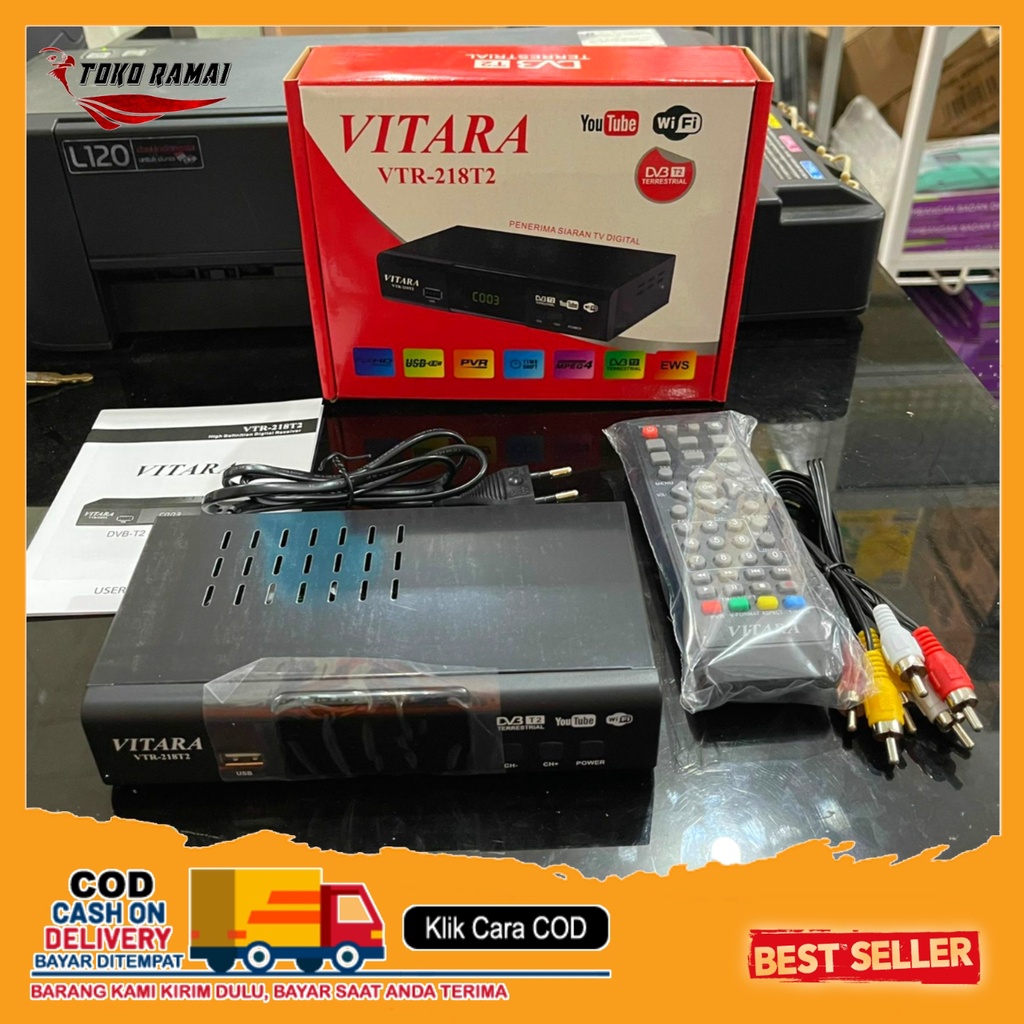 STB TV DIGITAL GROSIR Set Top Box Vitara tv digital / stb tv perubah siaran analog menjadi digital /