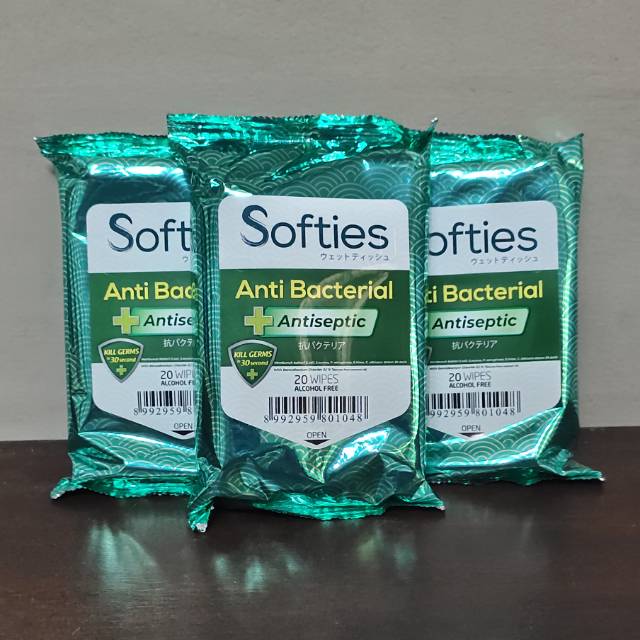 Tissue Basah Antibacterical Softies 20s
