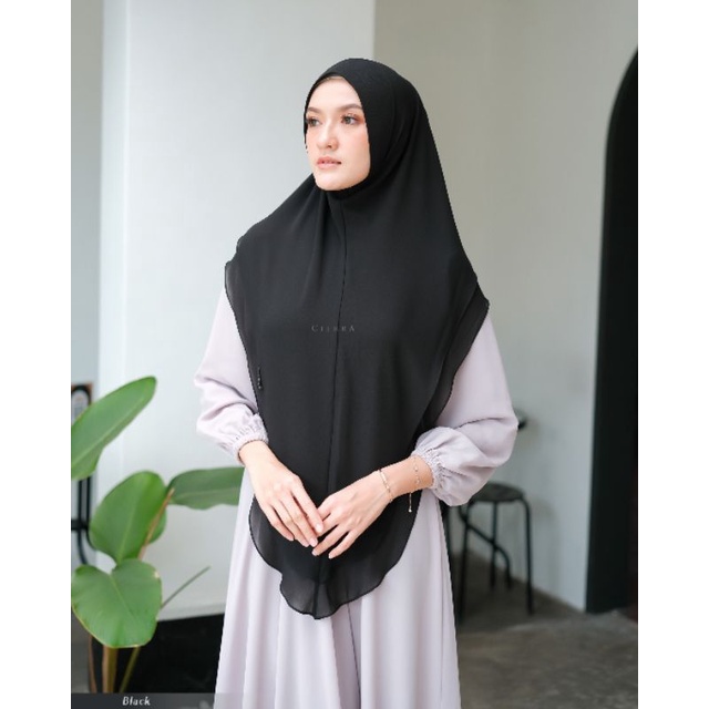 Khimar Oval Ceruti Hyuna by Cierra.id