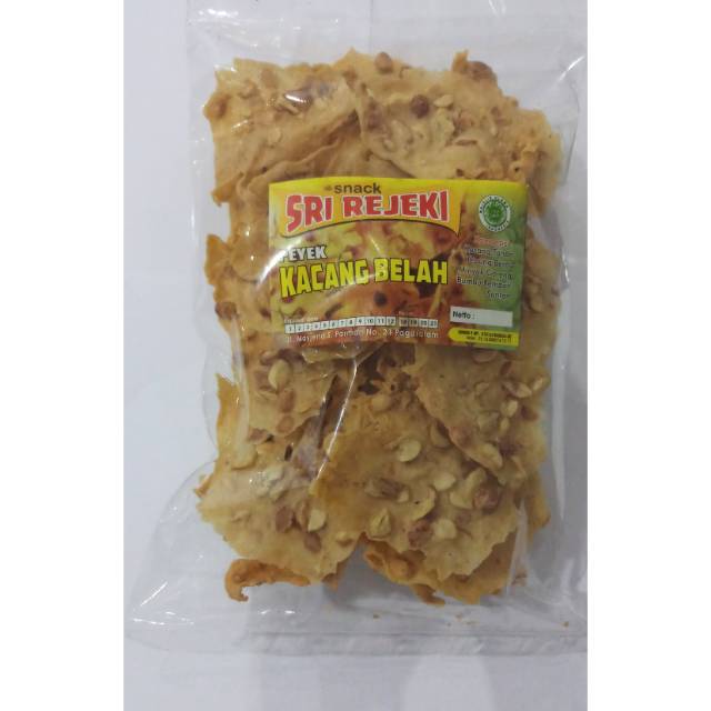 

Peyek kacang belah