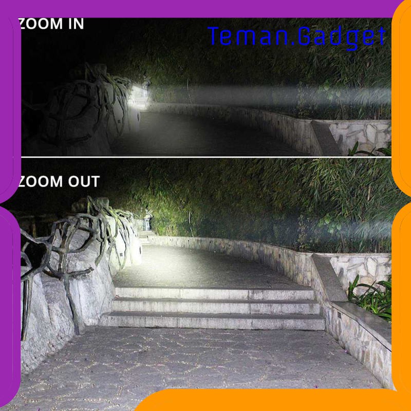 TG-IE196 TaffLED Senter LED Torch Cree XM-L T6 8000 Lumens - E17 COB
