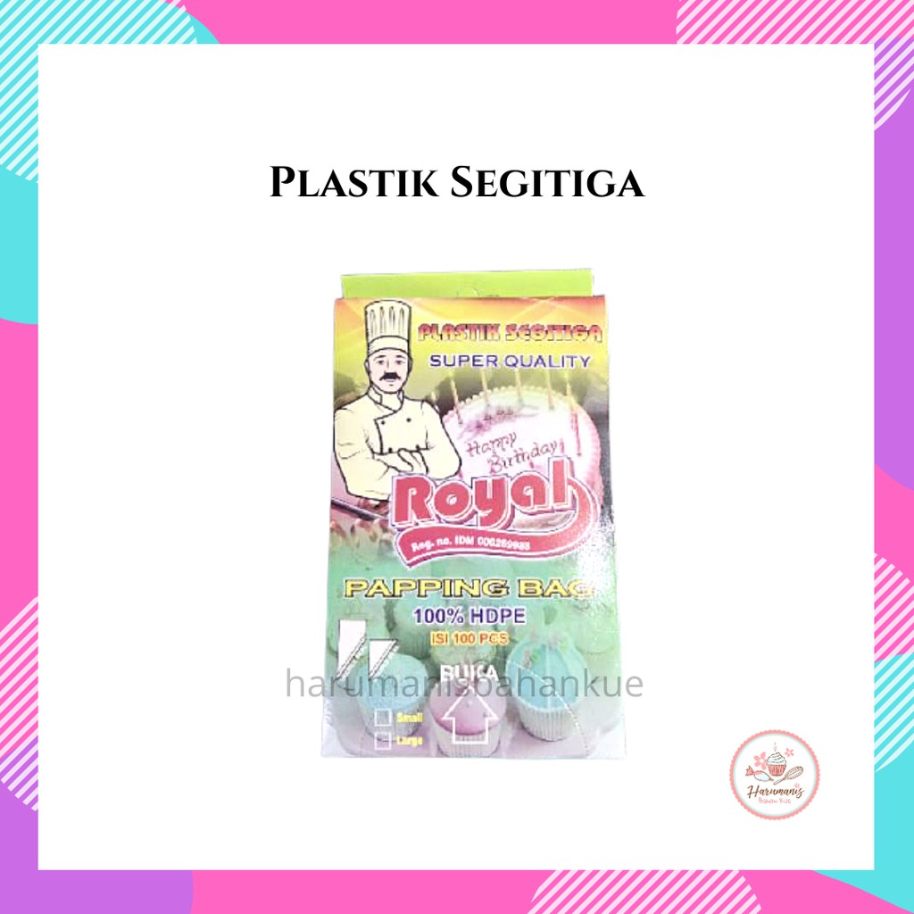 Plastik Segitiga Kecil 100 lembar