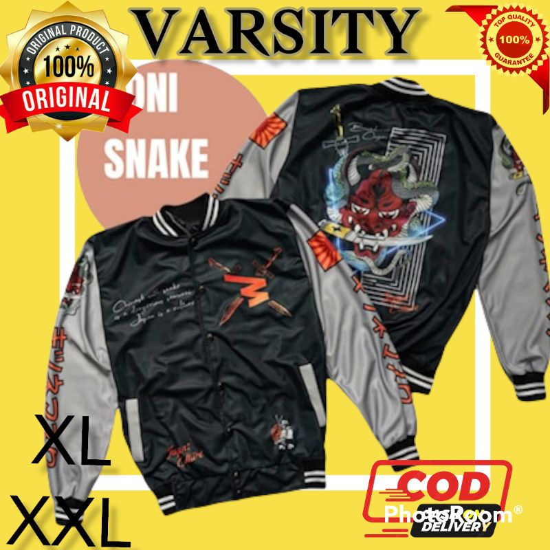 jaket varsity jumbo big size oversize XL XXL 2XL sukajan baseball bomber pria disto semarang kendal 