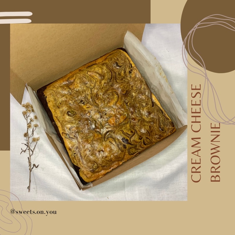 

Cream Cheese Brownies 20x20 by Sweets On You