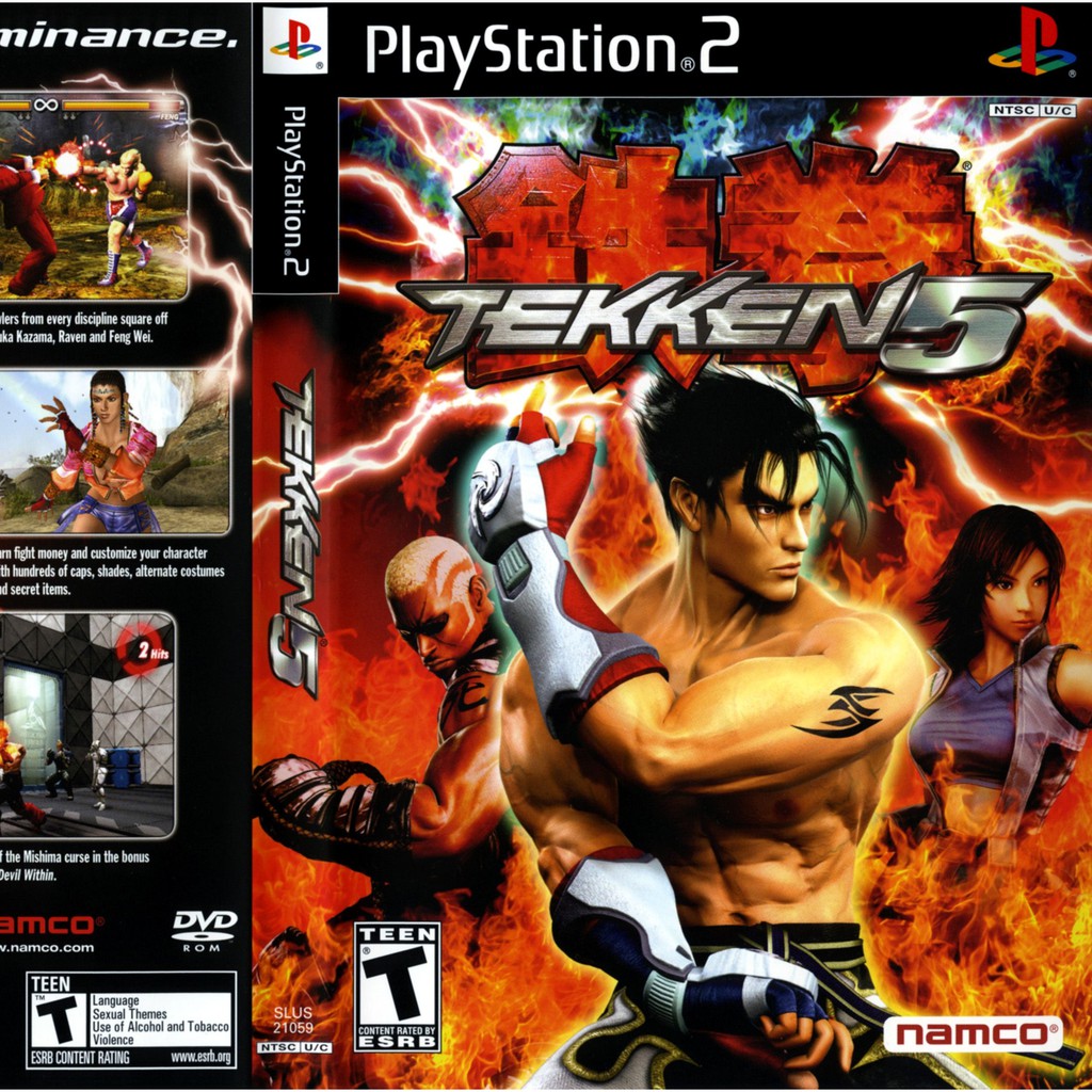 DVD Kaset Game PS2 Tekken 5
