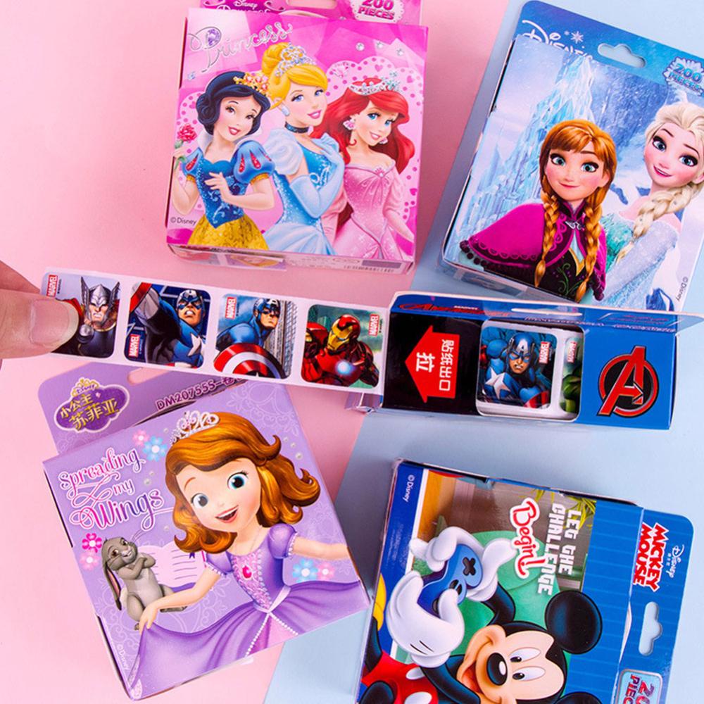 Timekey Stiker Kartun Princess Kreatif DIY Bisa Dilepas Untuk Dekorasi Scrapbook / Notebook A2X2