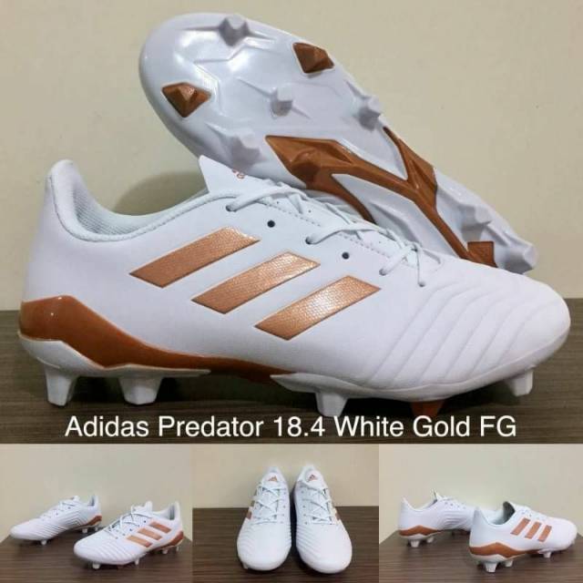 Adidas Predator 18.4 White Gold FG