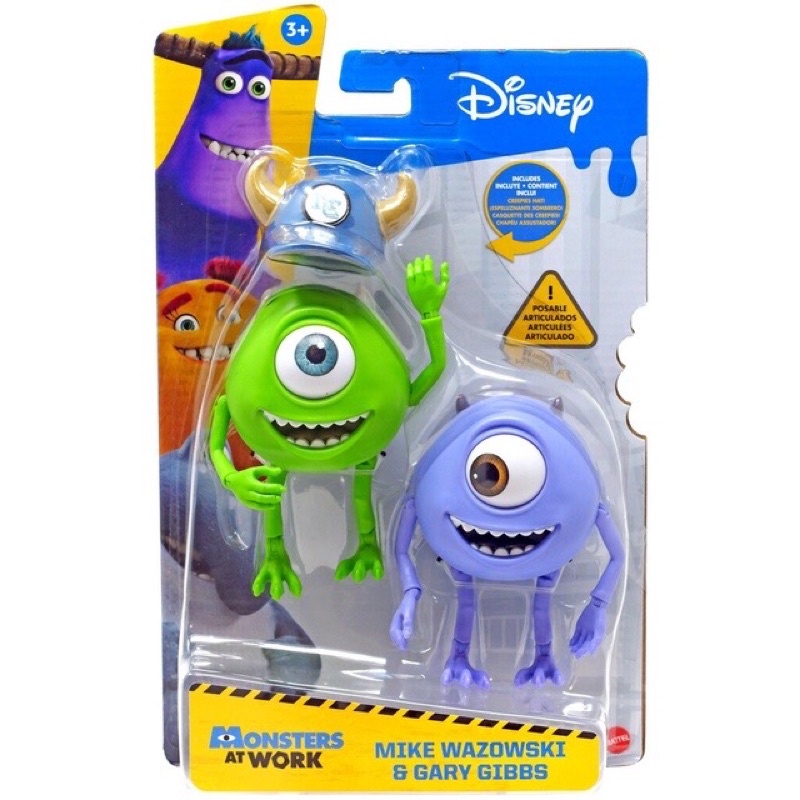 Disney Pixar Monsters at Work Mike Wazowski & Gary Gibbs Figure [ORI]
