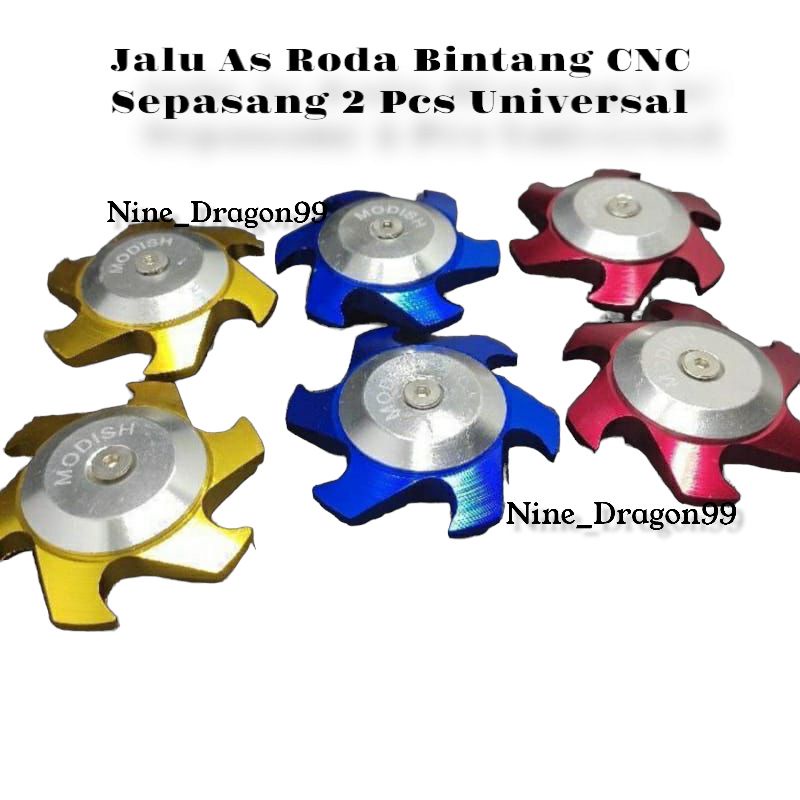 Jalu As Roda Motor Depan CNC Universal Sepasang Kiri - Kanan