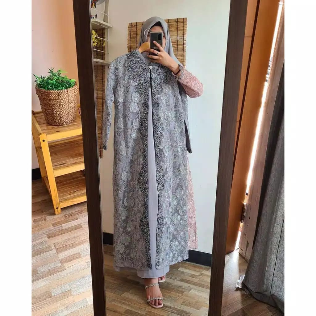 FARIDHA DRESS - Dress Pesta - Gamis Pesta - Gamis Seragam Pesta - Gamis Mewah - Gamis Tanahabang - B