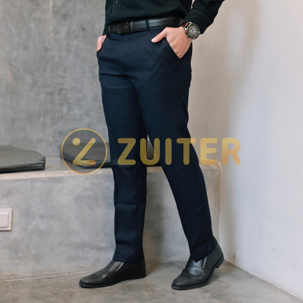 ZUITER - Bigsize Formal Pants 39-44 | Celana bahan kerja formal kantor slimfit pria jumbo (All Colour)