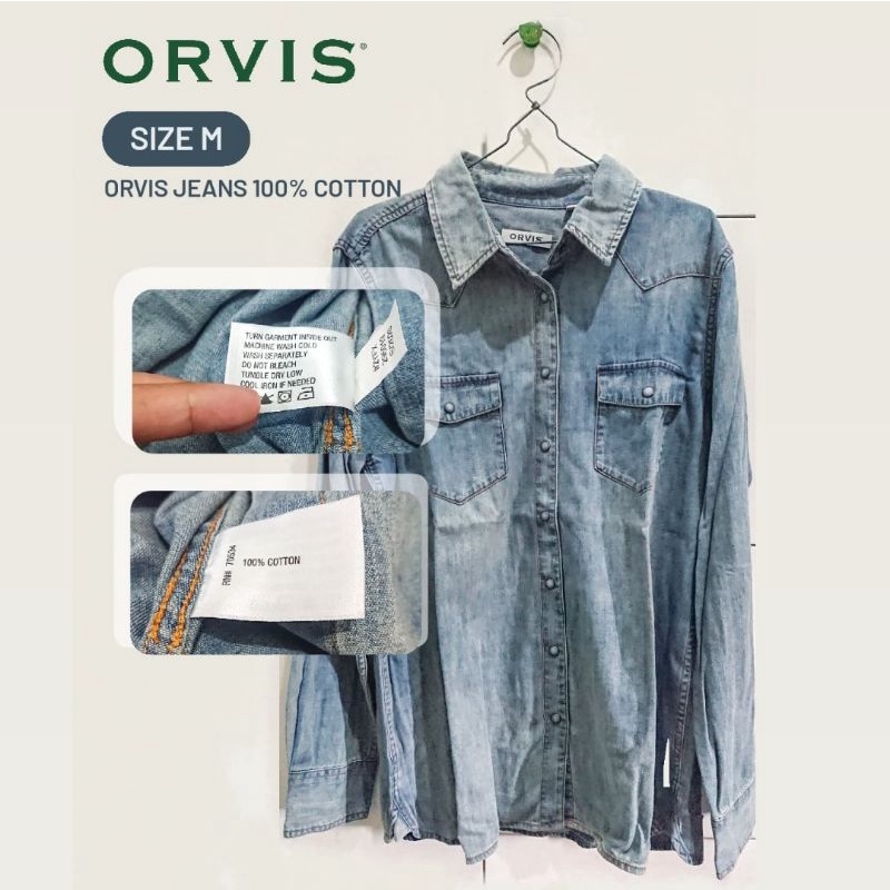 Jaket jeans Original Orvis size M
