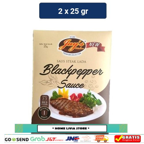 

Jay's Blackpepper Sauce Steak 2 x 25 gr