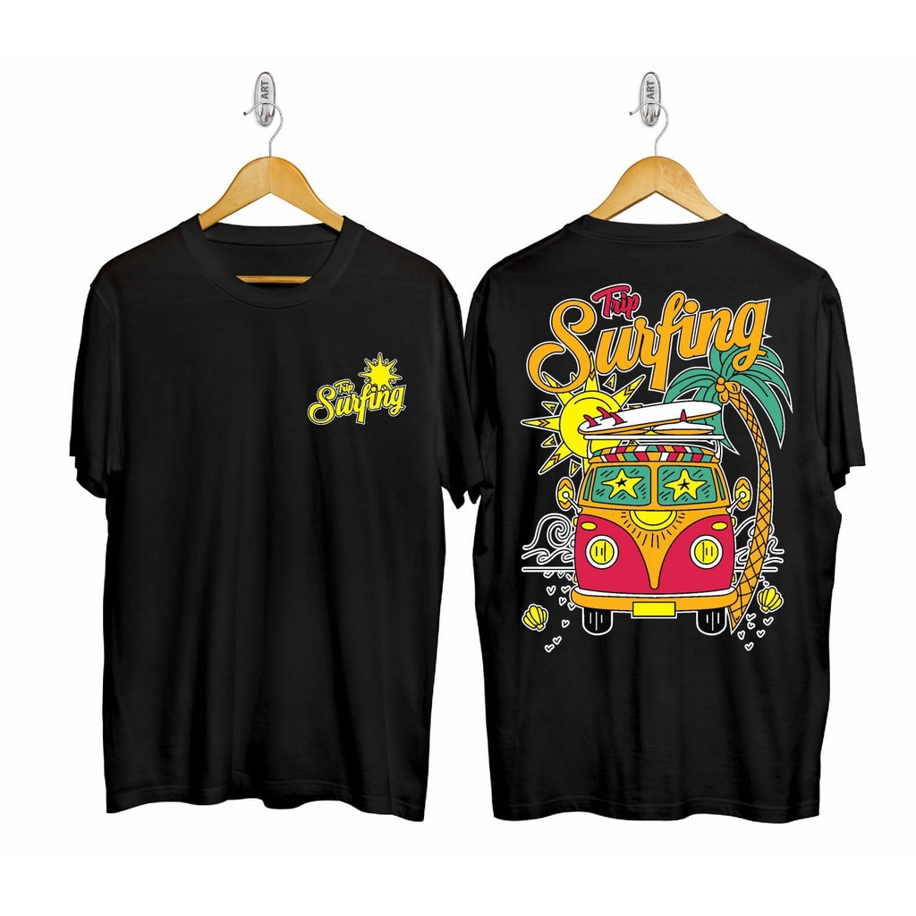 Kaos murah Kaos distro murah baju  distro pria t-shirt murah combed30s van surfing