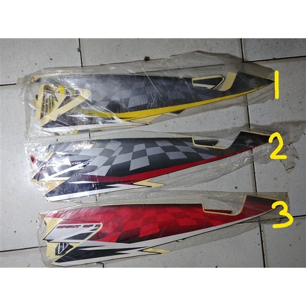 Striping lis&Stiker Body&Stiker Motor Supra X 125 2009