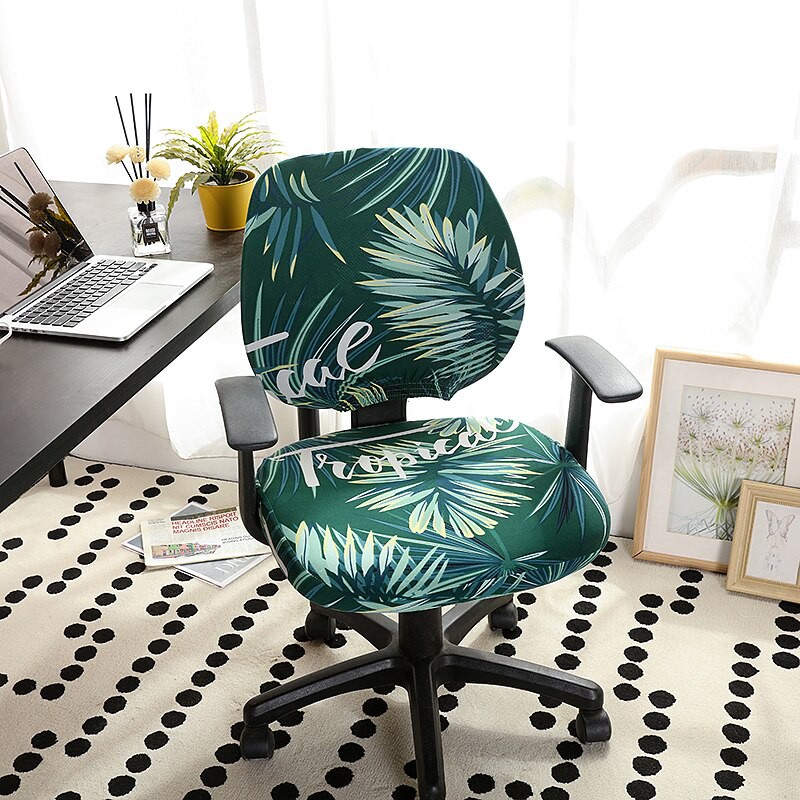 Sarung Kursi Kantor Putar office chair cover Bahan Elastis Lembut Murah Berkualitas