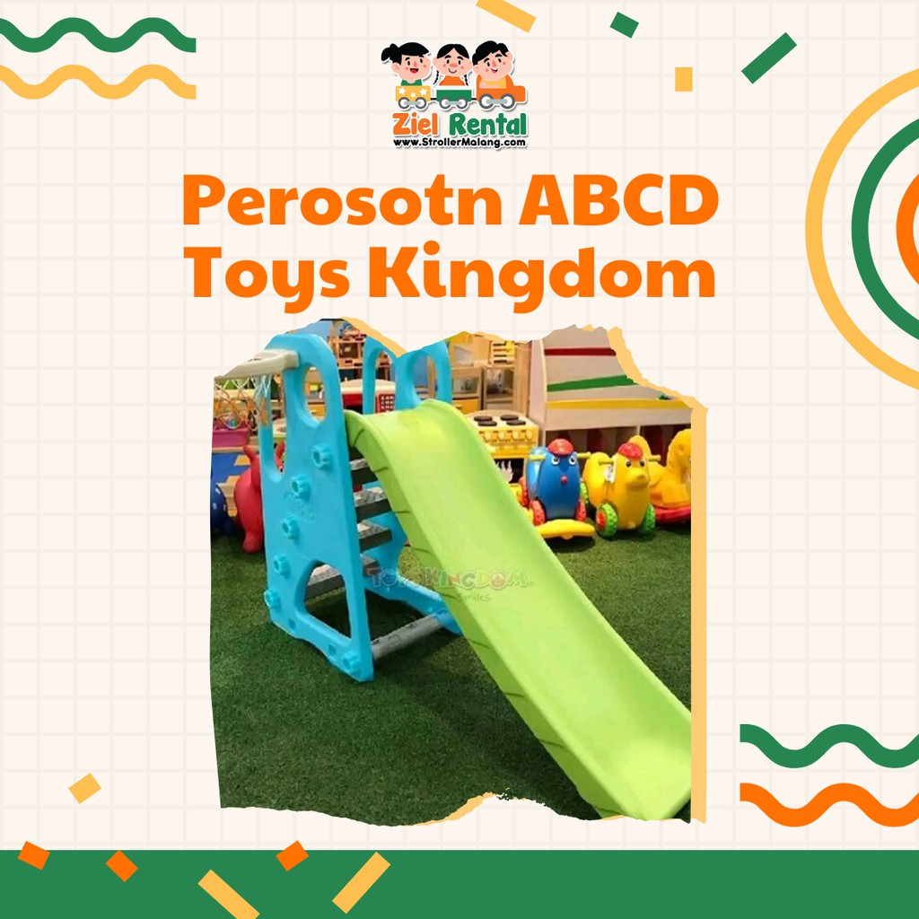 Sewa Mainan Anak Malang - Toys Kingdom Paso Happy Slide Perosotan Anak - Mainan Edukasi Ziel Rental