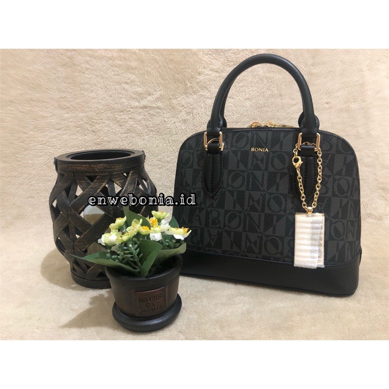 new tas bonia alma mono black
