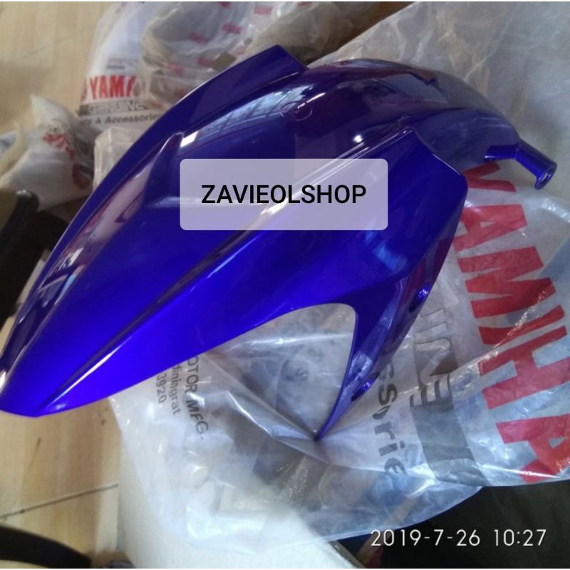 SPAKBOR DEPAN YAMAHA AEROX 125 BIRU ORIGINAL