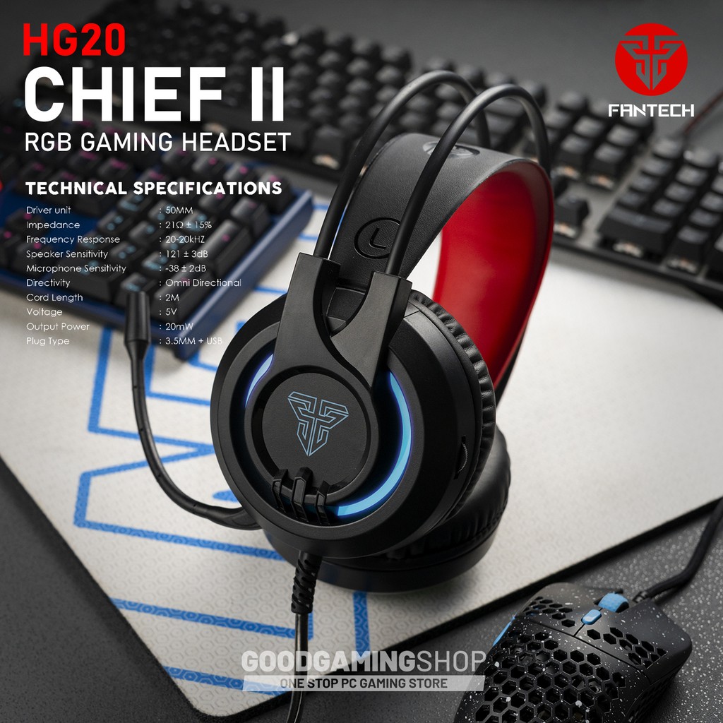 Fantech HG20 CHIEF II - Gaming Headset | Shopee Indonesia