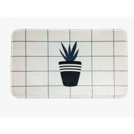 

JYSK Keset Murah Bathmat Cactus QSH-21 40X60CM Black White