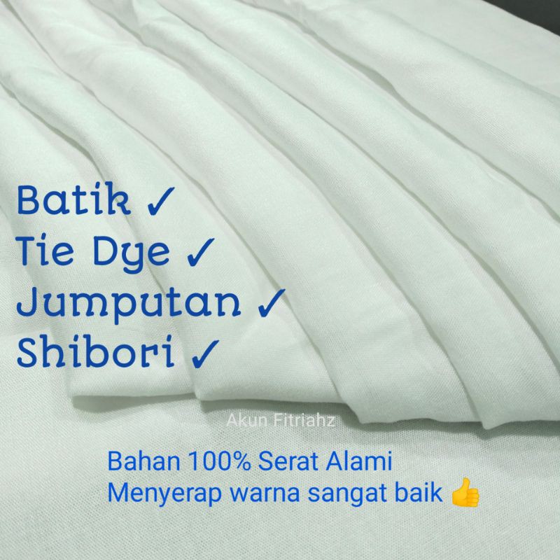 Kain Rayon Santung Lebar 115cm katun halus Lemes adem