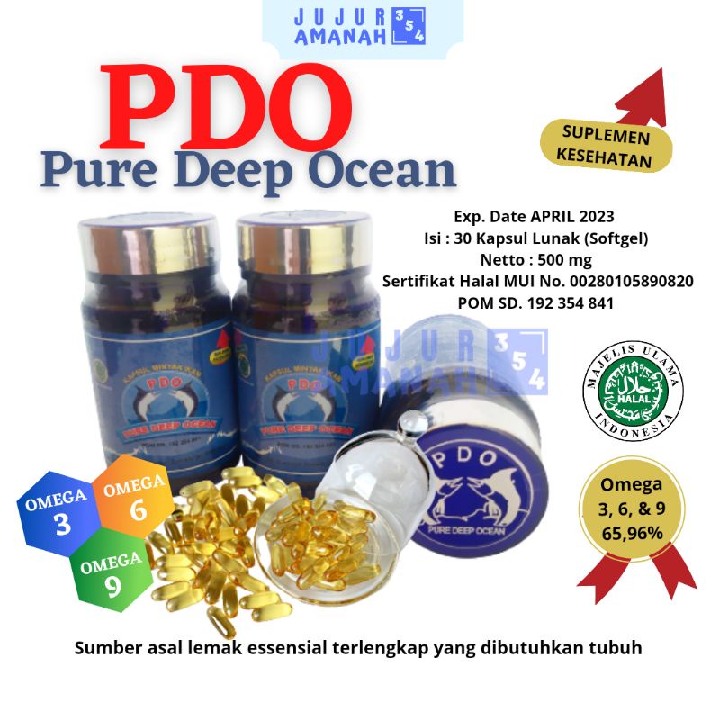 PDO MINYAK IKAN 1 LUSIN (2 BOX HARGA GROSIR)