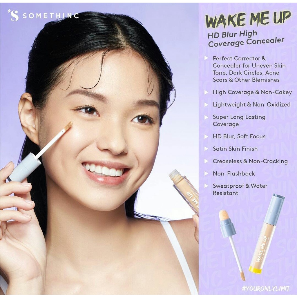 SOMETHINC WAKE ME UP HD Blur Full Coverage Concealer