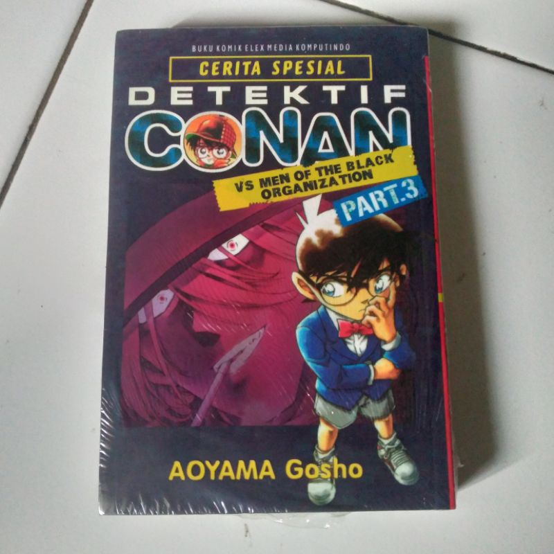 Komik Detektif Conan vs Men of The Black Part 3 Original Segel