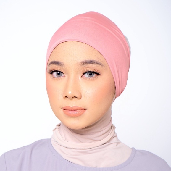 ZM Zaskia Mecca - Chia Dusty Pink Bandana Ciput