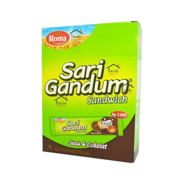 

Roma sari gandum 1 pack isi 12 pcs