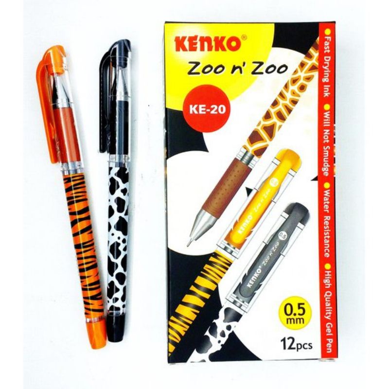 

Pulpen Kenko KE - 20 Zoo 'n' Zoo (1pak/12pcs)