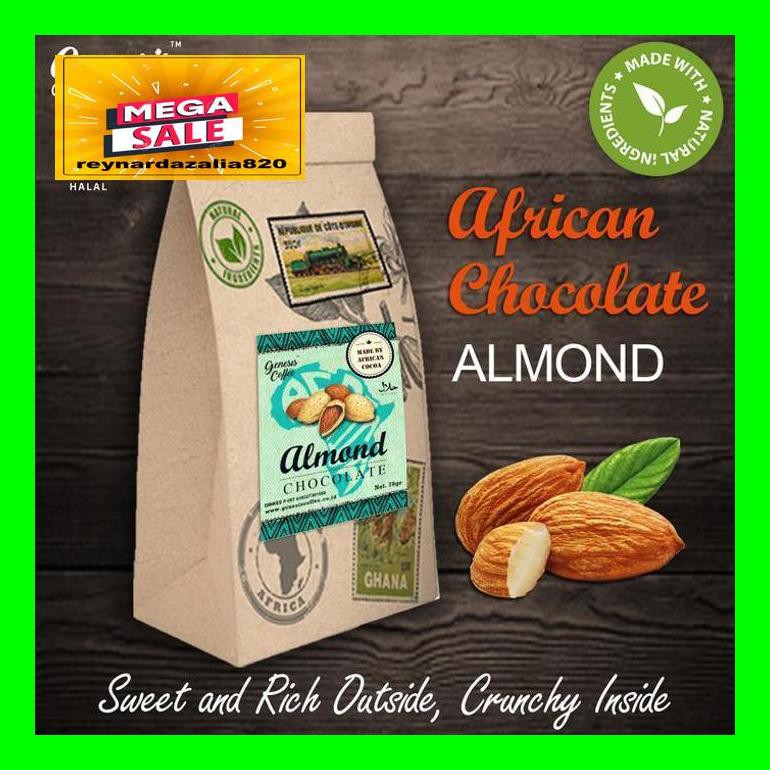 

Chrnar African Chocolate - Almond Nut Dilapisi Coklat Chch50D