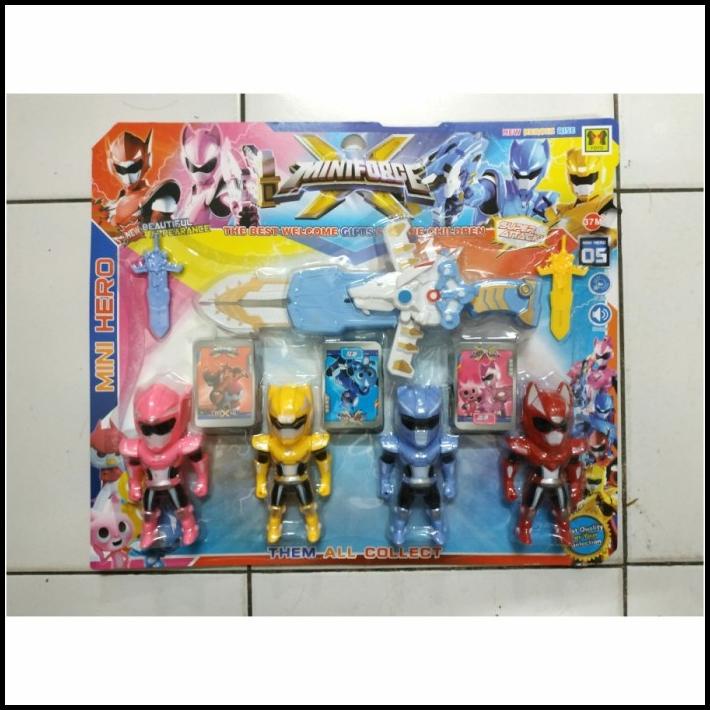 mainan pedang robot x mini force