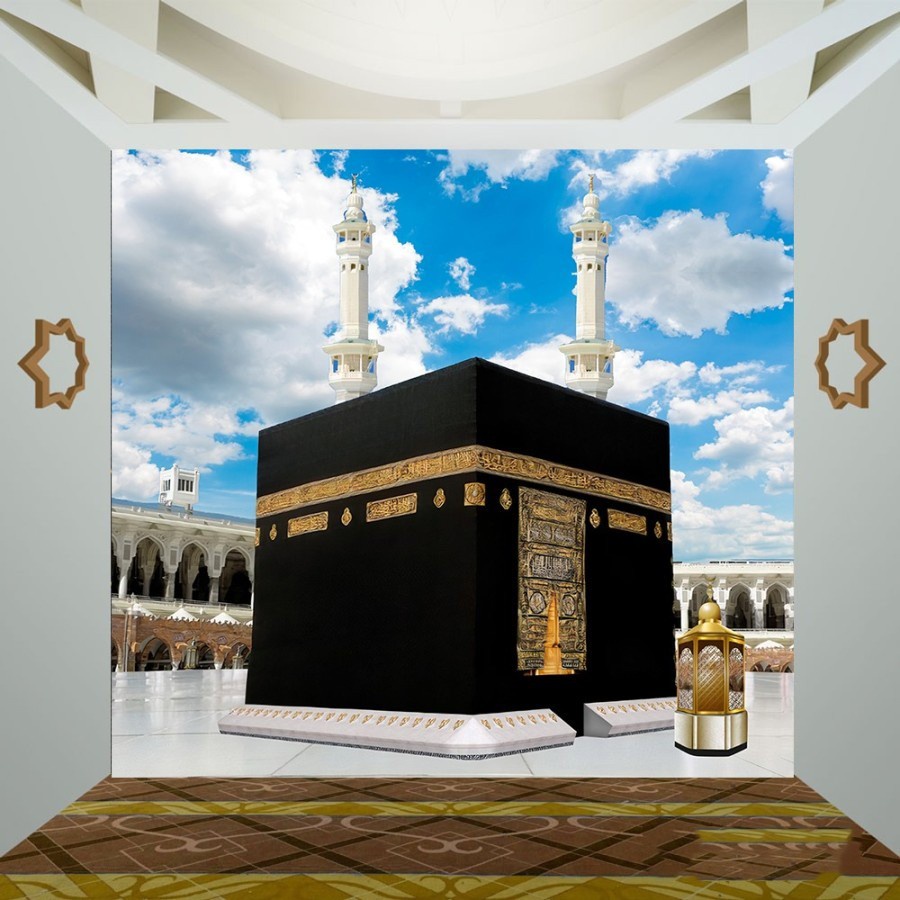 Wallpaper Custom 3D Wallpaper Sticker Dinding Islami Wallpaper Dinding Kabah Walpaper Custom Islami 